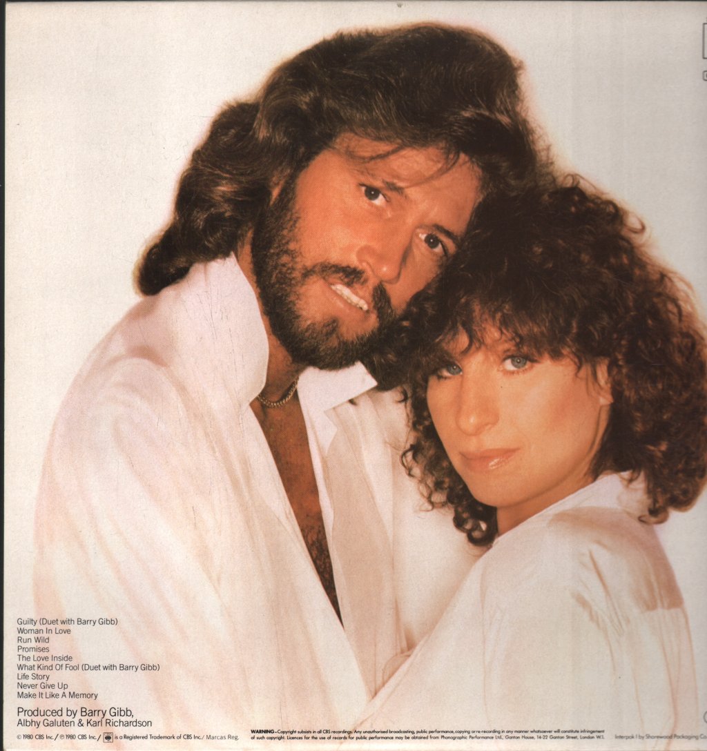 Barbra Streisand - Guilty - Lp