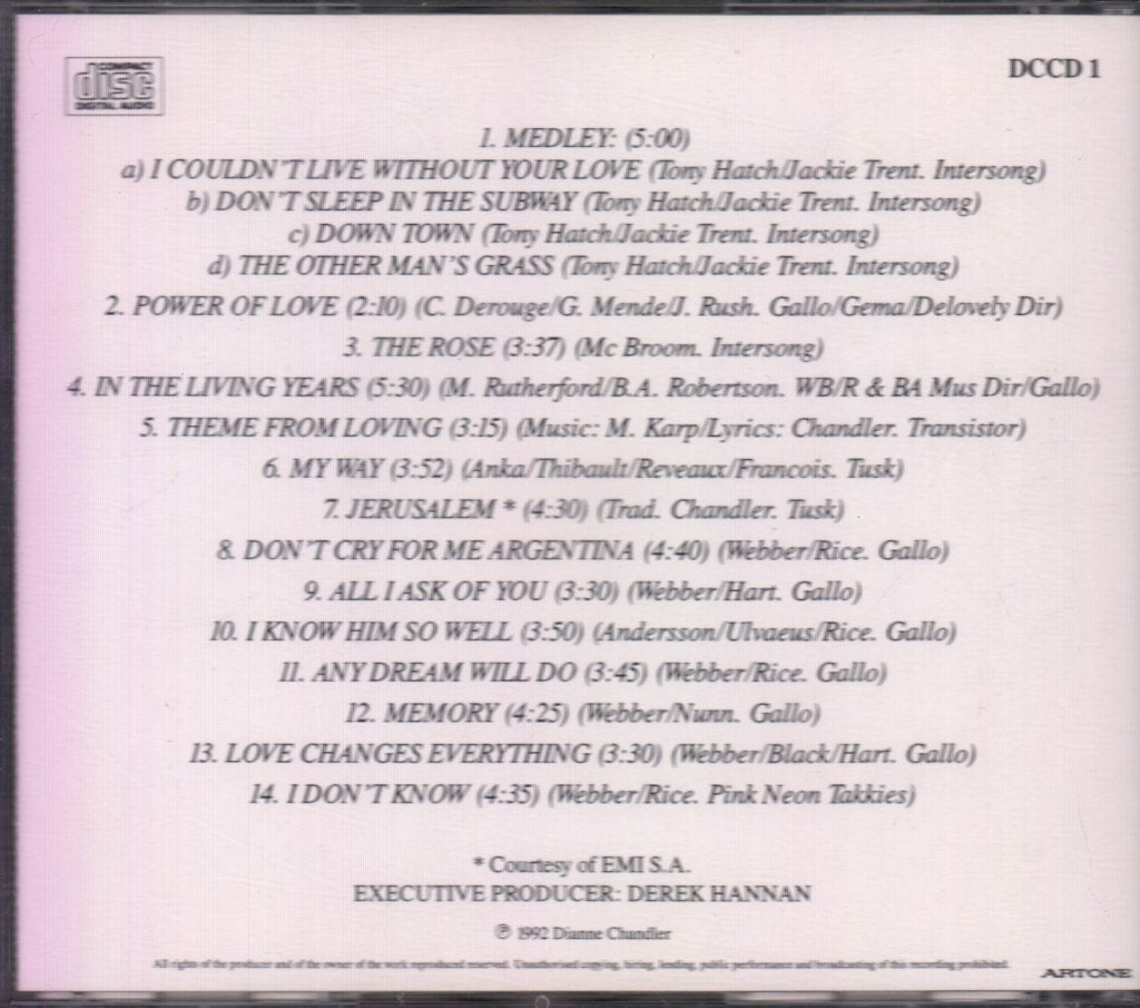 Dianne Chandler - Now & Then - Cd
