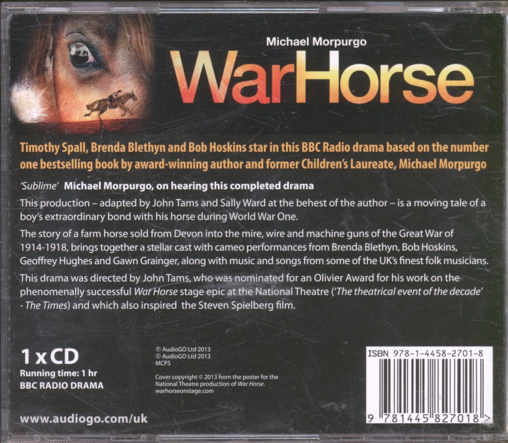 Various Artists - Michael Morpurgo WarHorse - Cd