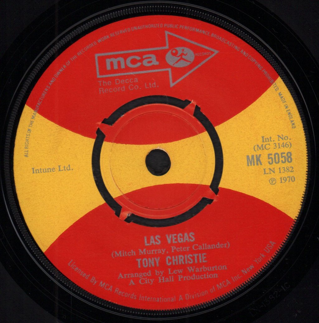 Tony Christie - Las Vegas - 7 Inch
