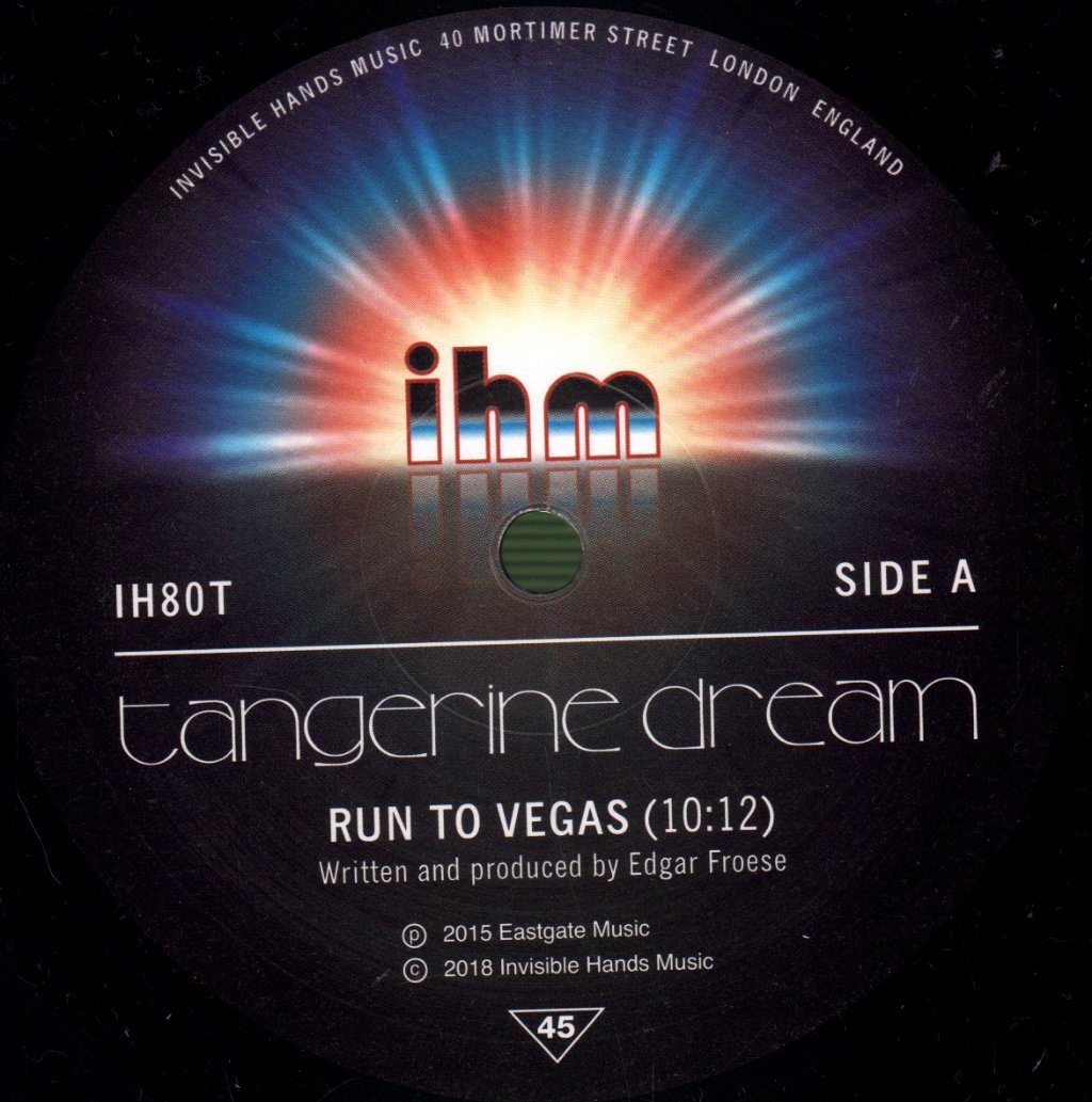 Tangerine Dream - Run To Vegas / Leviathan - 12 Inch