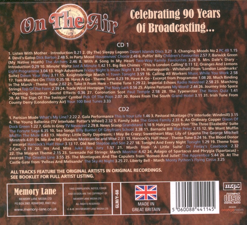 Various Artists - On The Air - Double Cd
