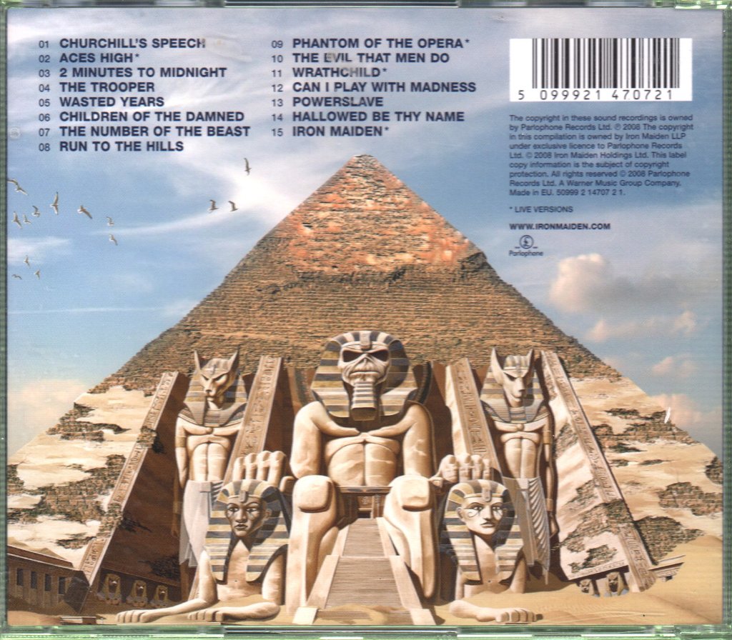 Iron Maiden - Somewhere Back In Time: The Best Of: 1980-1989 - Cd