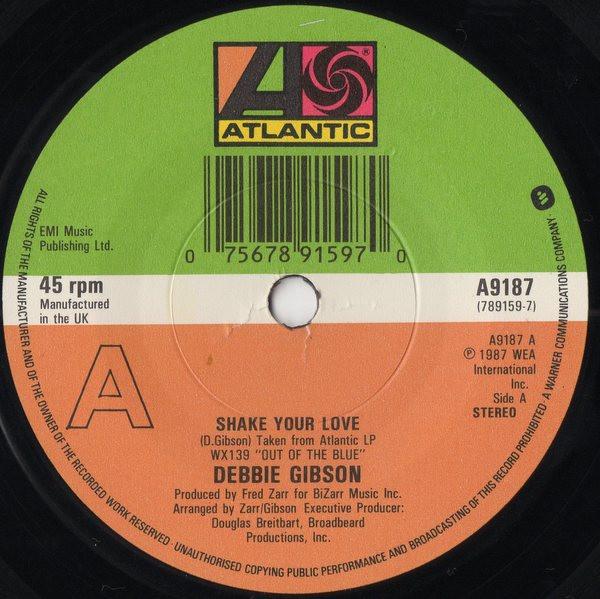 Debbie Gibson - Shake Your Love - 7 Inch