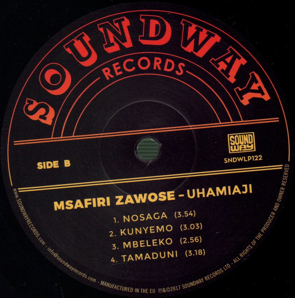 Msafiri Zawose - Uhamiaji - Double Lp