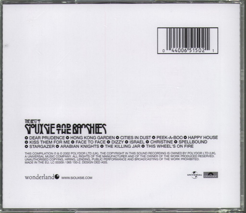 Siouxsie & The Banshees - Best Of Siouxsie And The Banshees - Double Cd