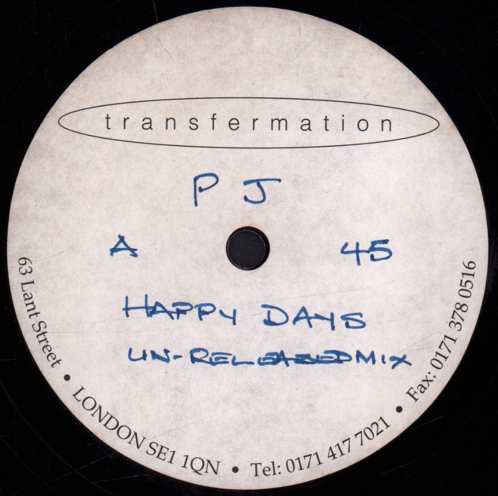 pj (paul jacobs) - Happy Days - 12 Inch