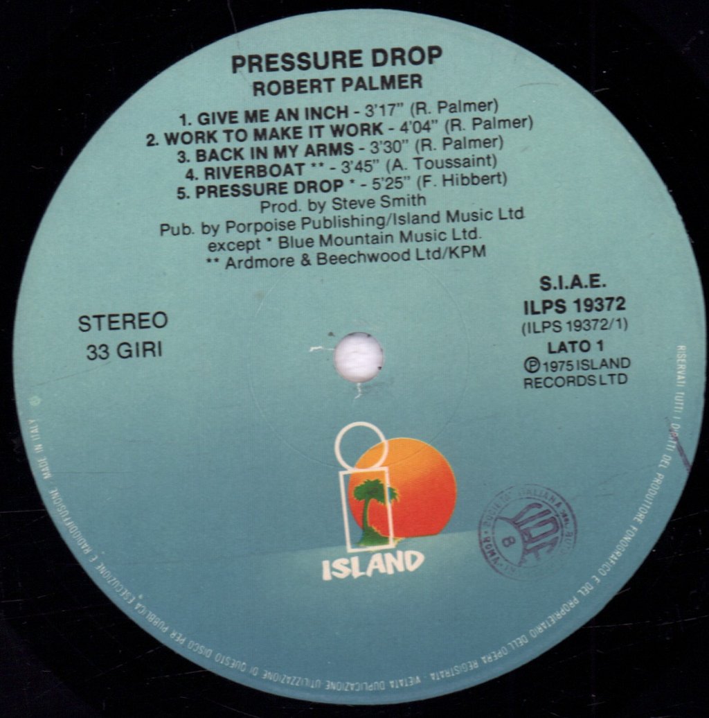 Robert Palmer - Pressure Drop - Lp