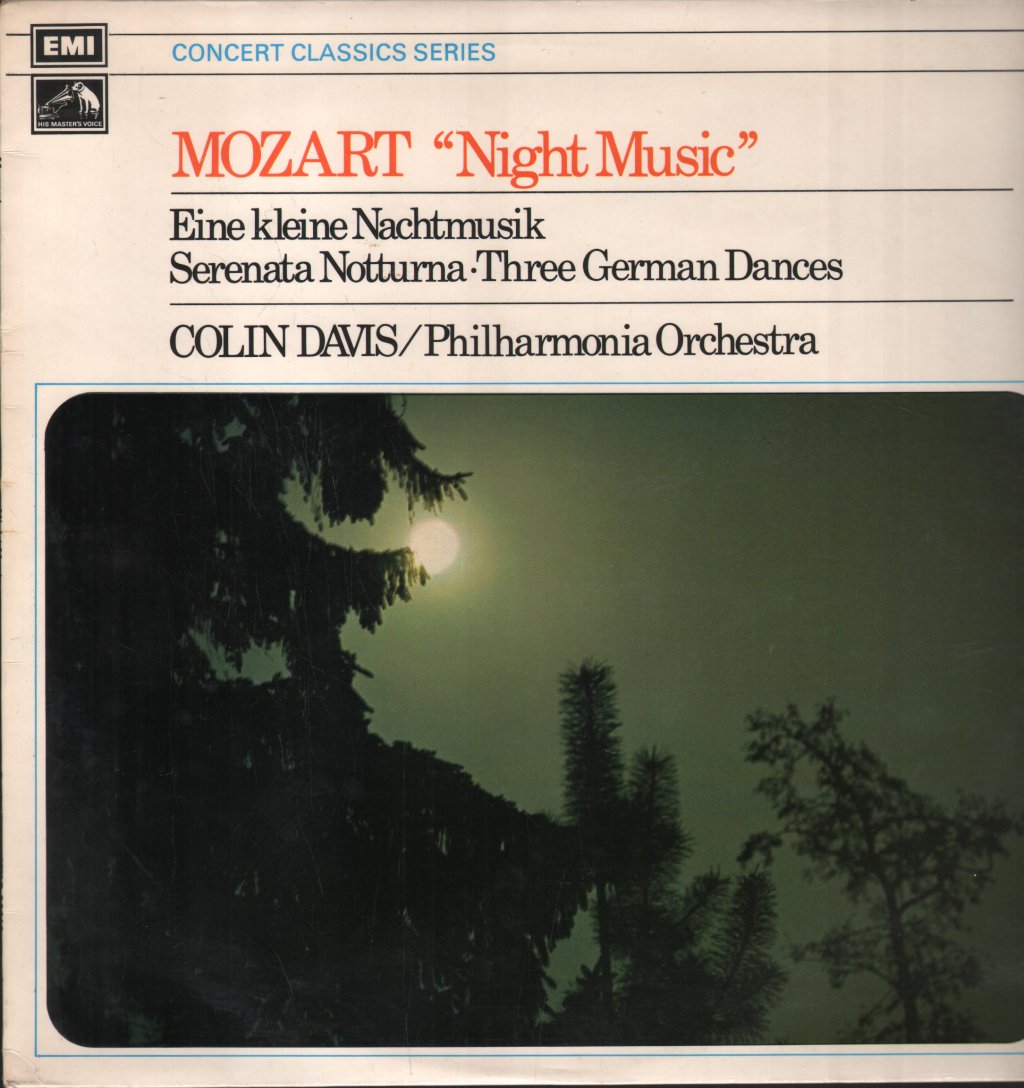 Colin Davis / Philharmonia Orchestra - Mozart - Night Music - Lp