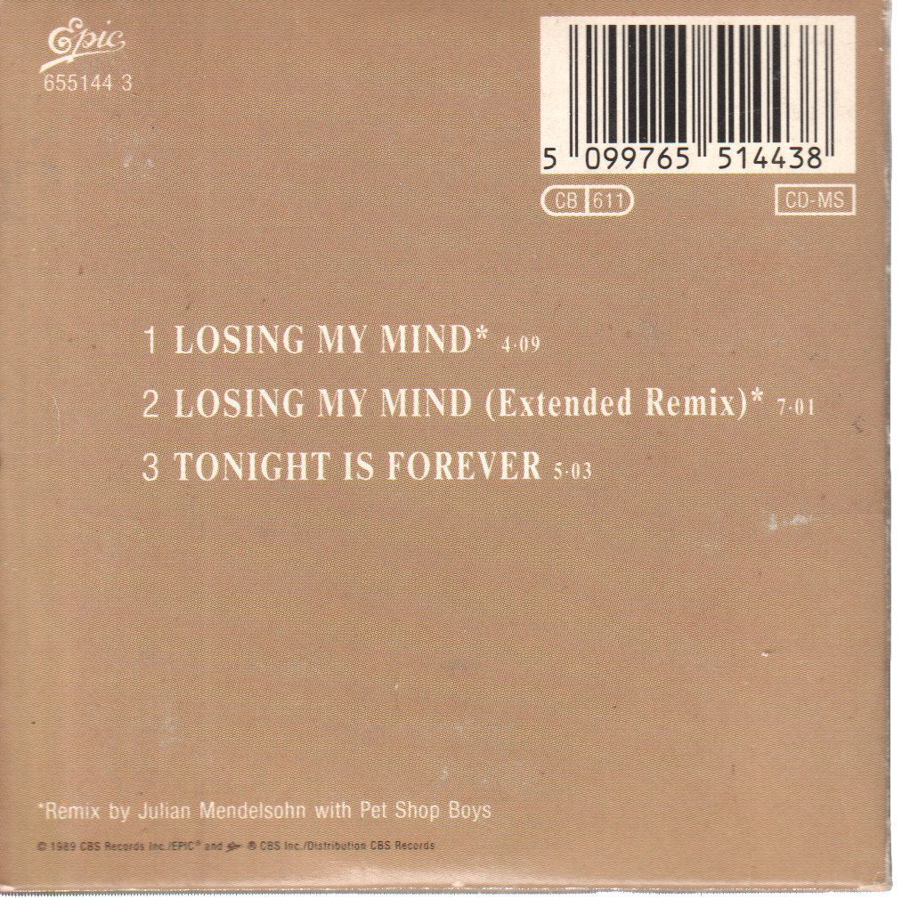 Liza Minnelli - Losing My Mind - Cd