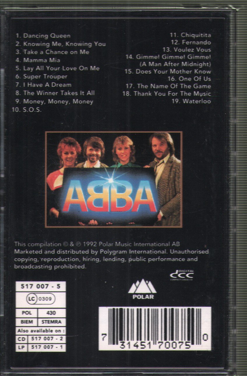 ABBA - Gold (Greatest Hits) - Cassette