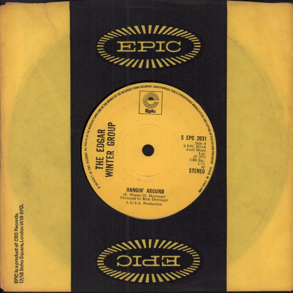 Edgar Winter Group - Hangin' Around - 7 Inch