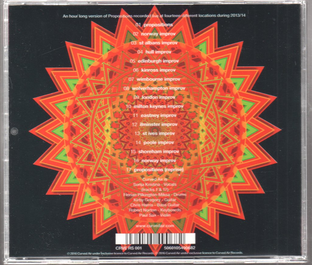 Curved Air - Tapestry Of Propositions - Cd
