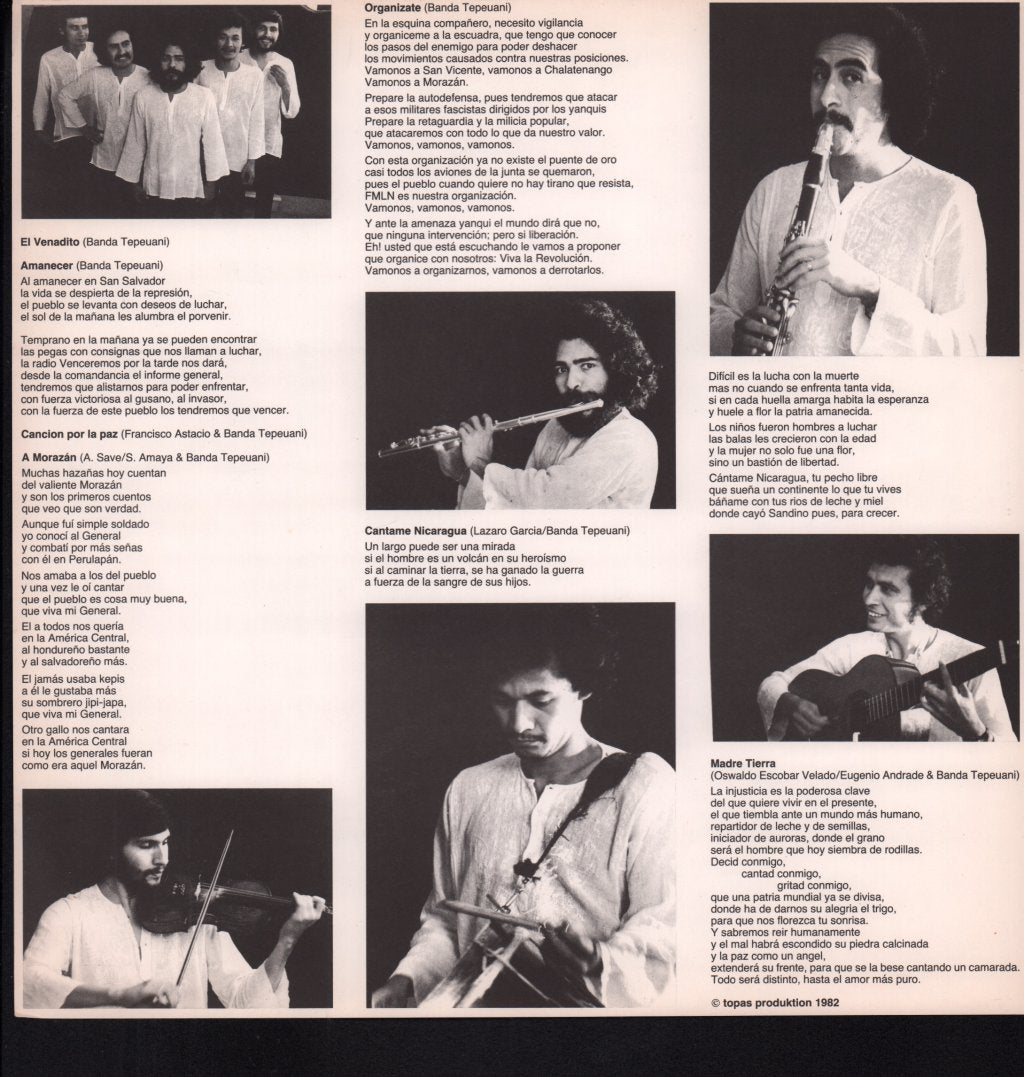Banda Tepeuani - Por La Paz - Lp
