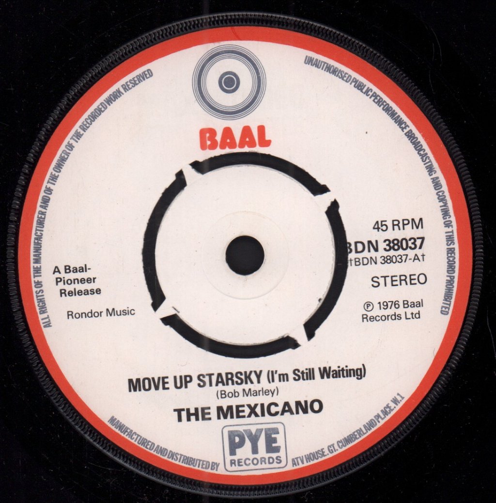 Mexicano - Move Up Starsky - 7 Inch