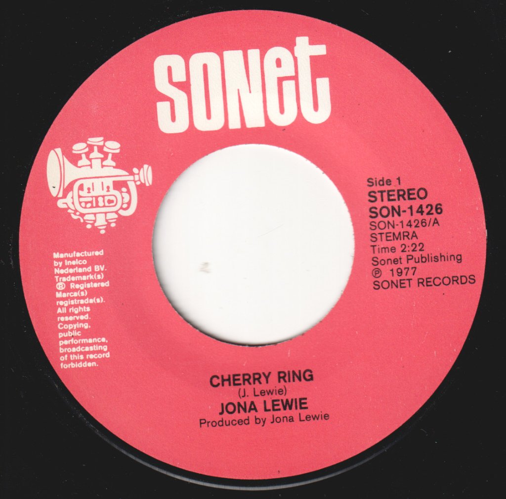 Jona Lewie - Cherry Ring - 7 Inch