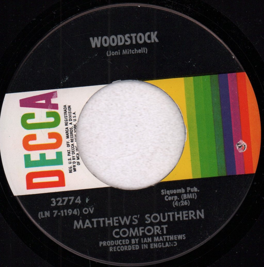 Matthews Southern Comfort - Woodstock - 7 Inch