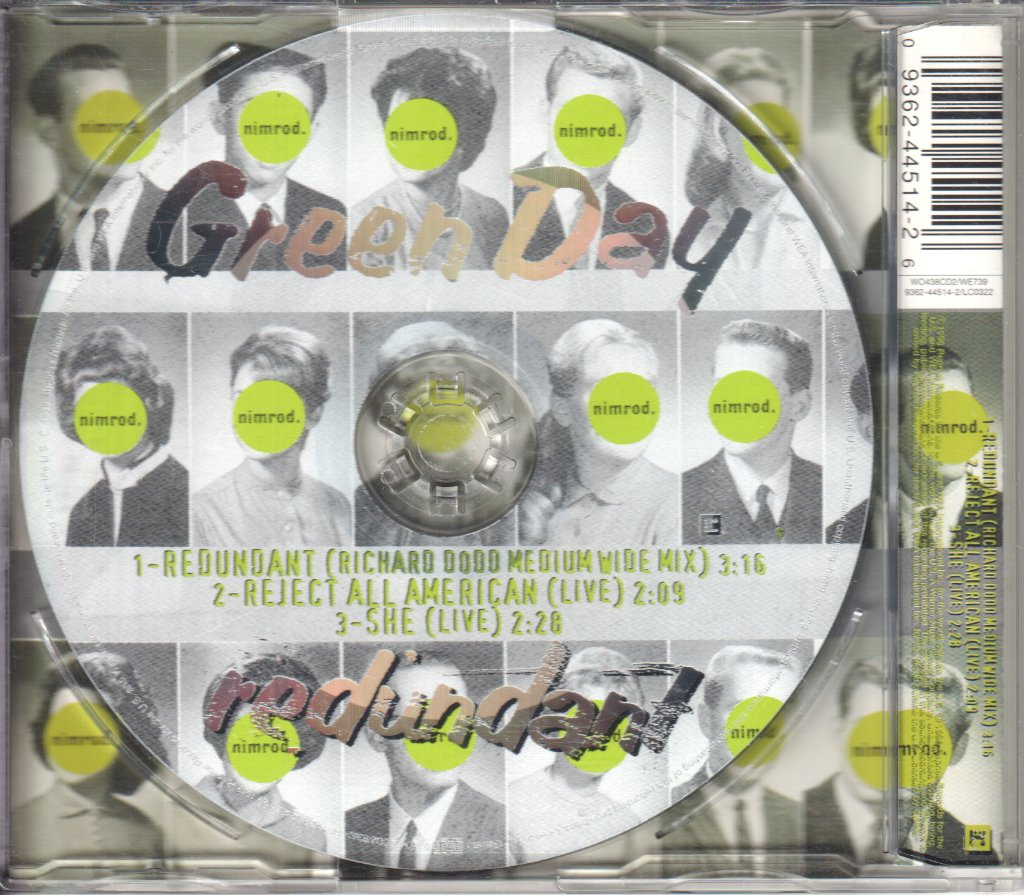 Green Day - Redundant - Cd