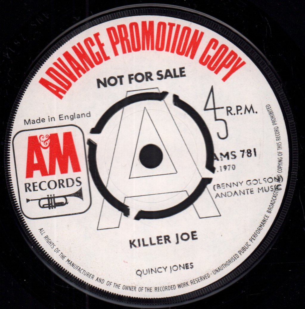 Quincy Jones - Killer Joe - 7 Inch