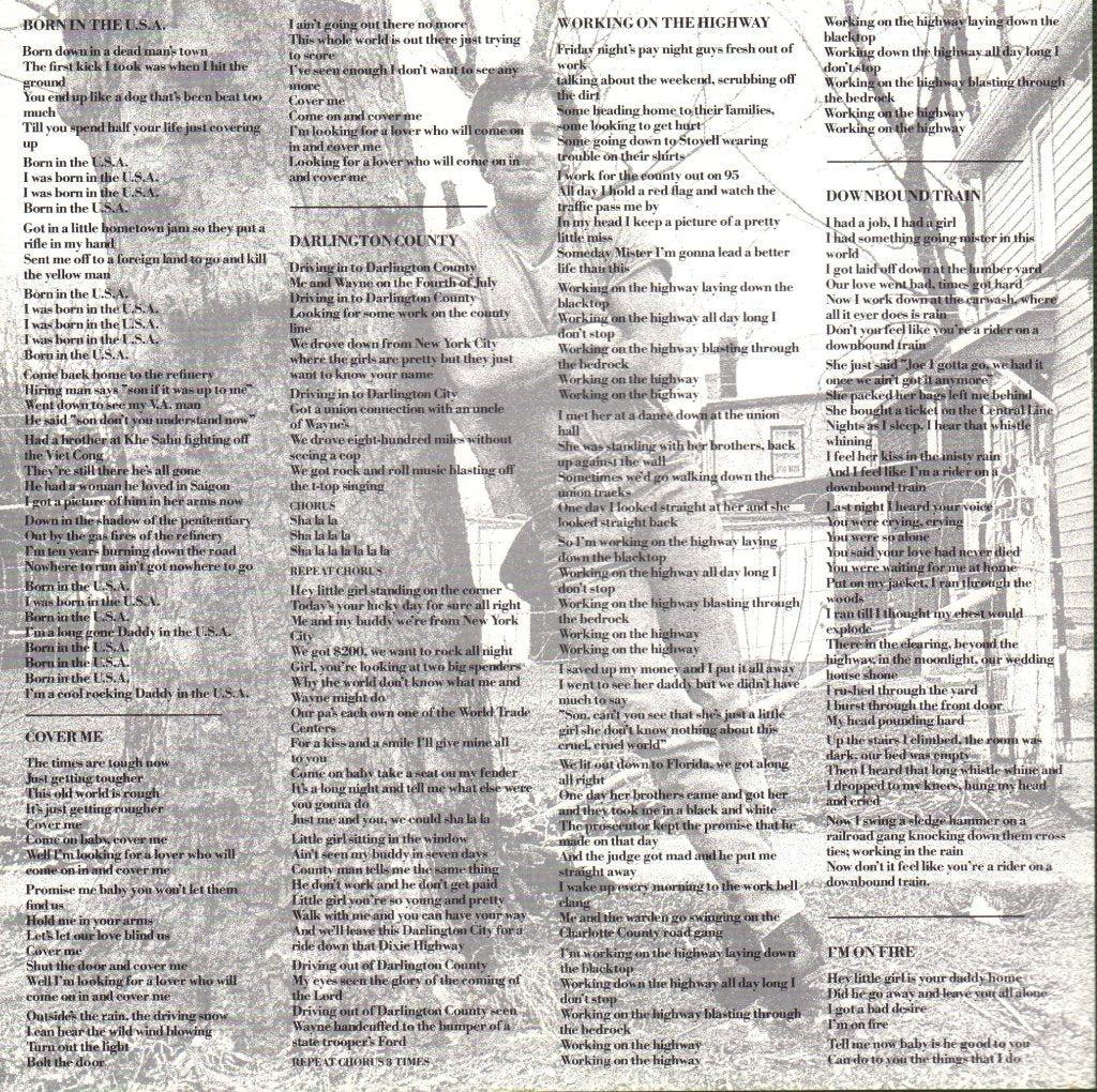 Bruce Springsteen - Born In The Usa - Lp