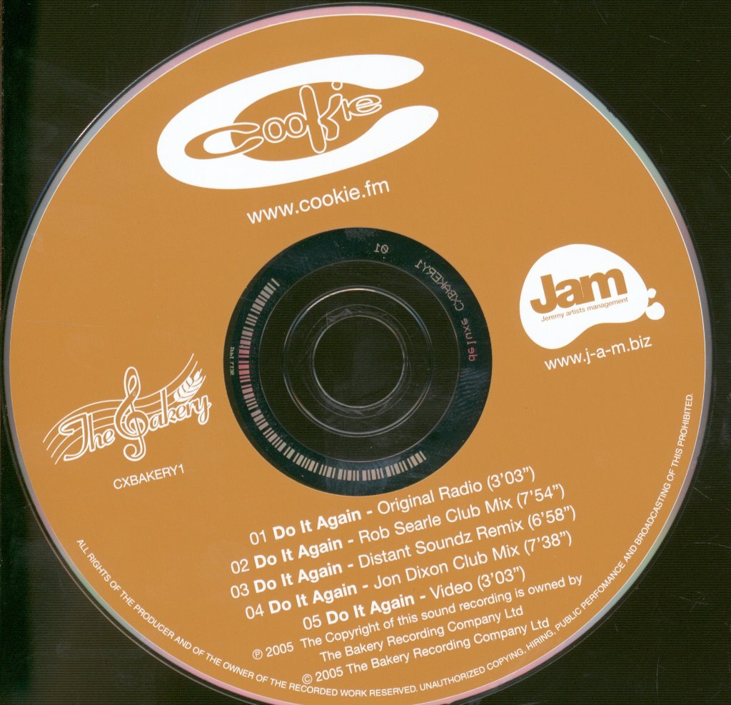 Cookie - Do It Again (The Remixes) - Cd