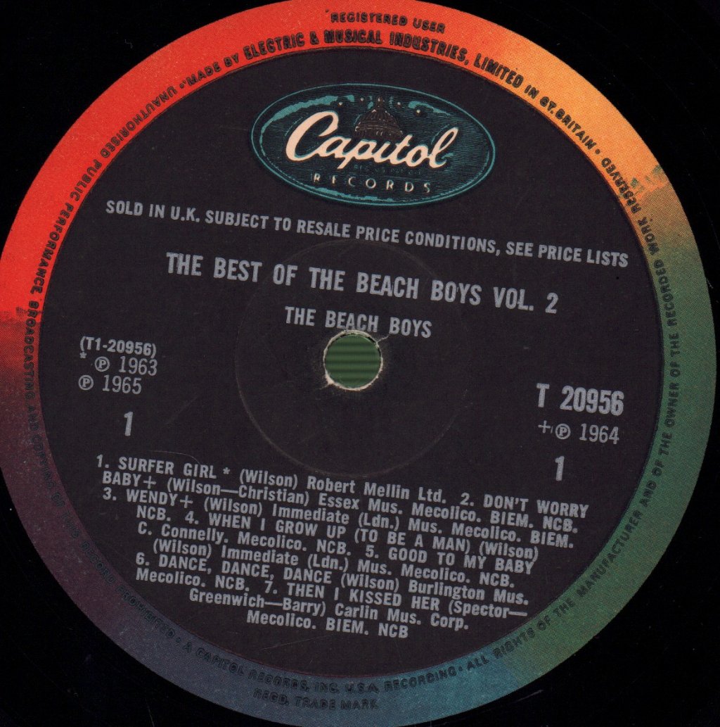 Beach Boys - Best Of The Beach Boys Vol. 2 - Lp