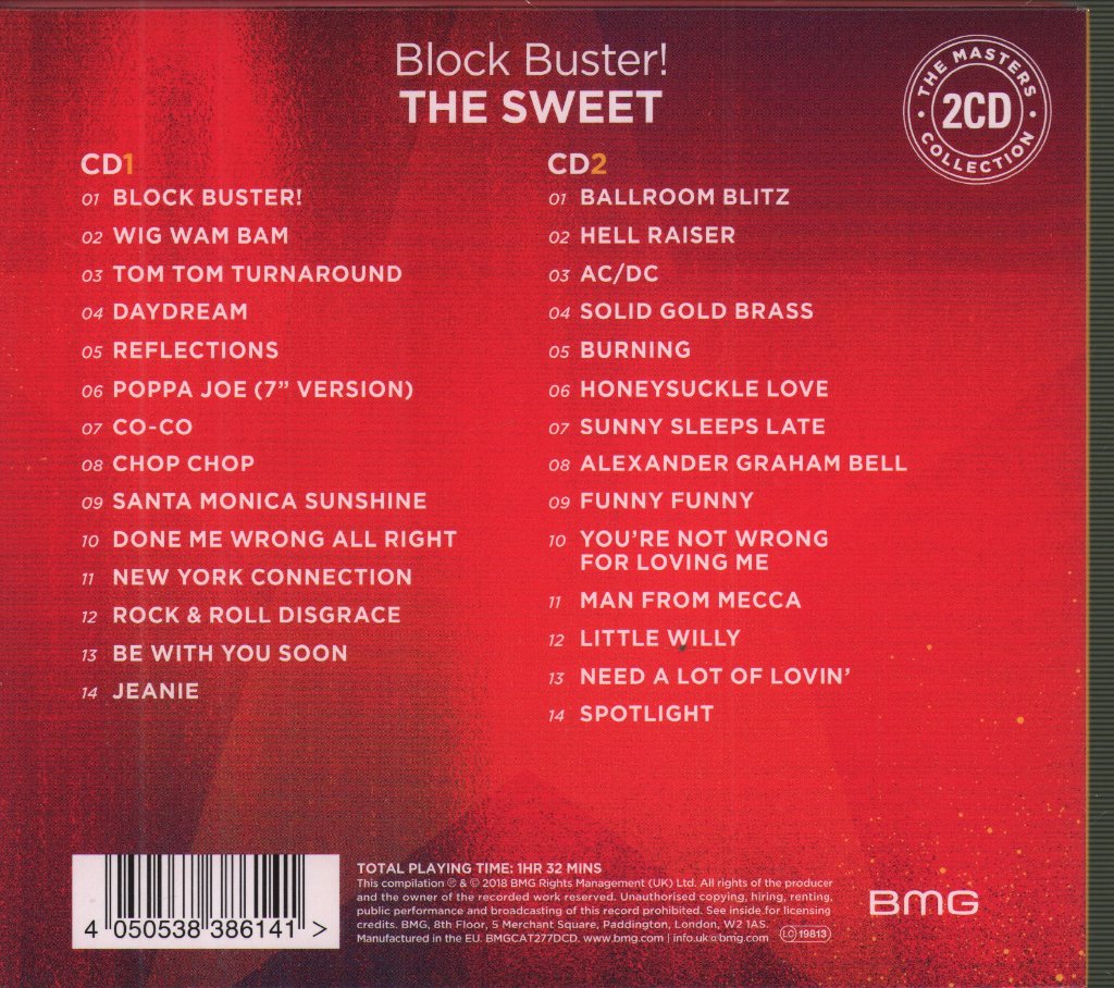 Sweet - Block Buster! - Double Cd