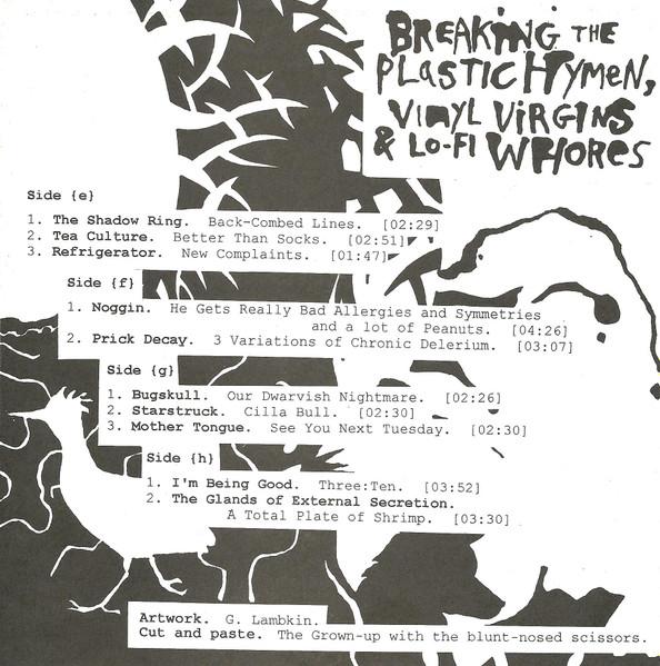 Various Artists - Breaking The Plastic Hymen, Vinyl Virgins & Lo-Fi Whores. (Platters Three And Four) - Double 7 Inch