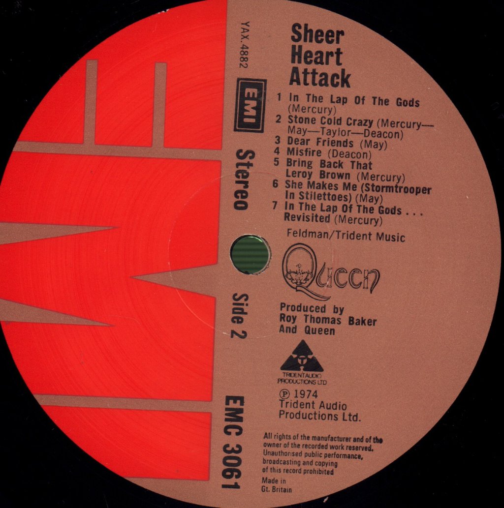 Queen - Sheer Heart Attack - Lp