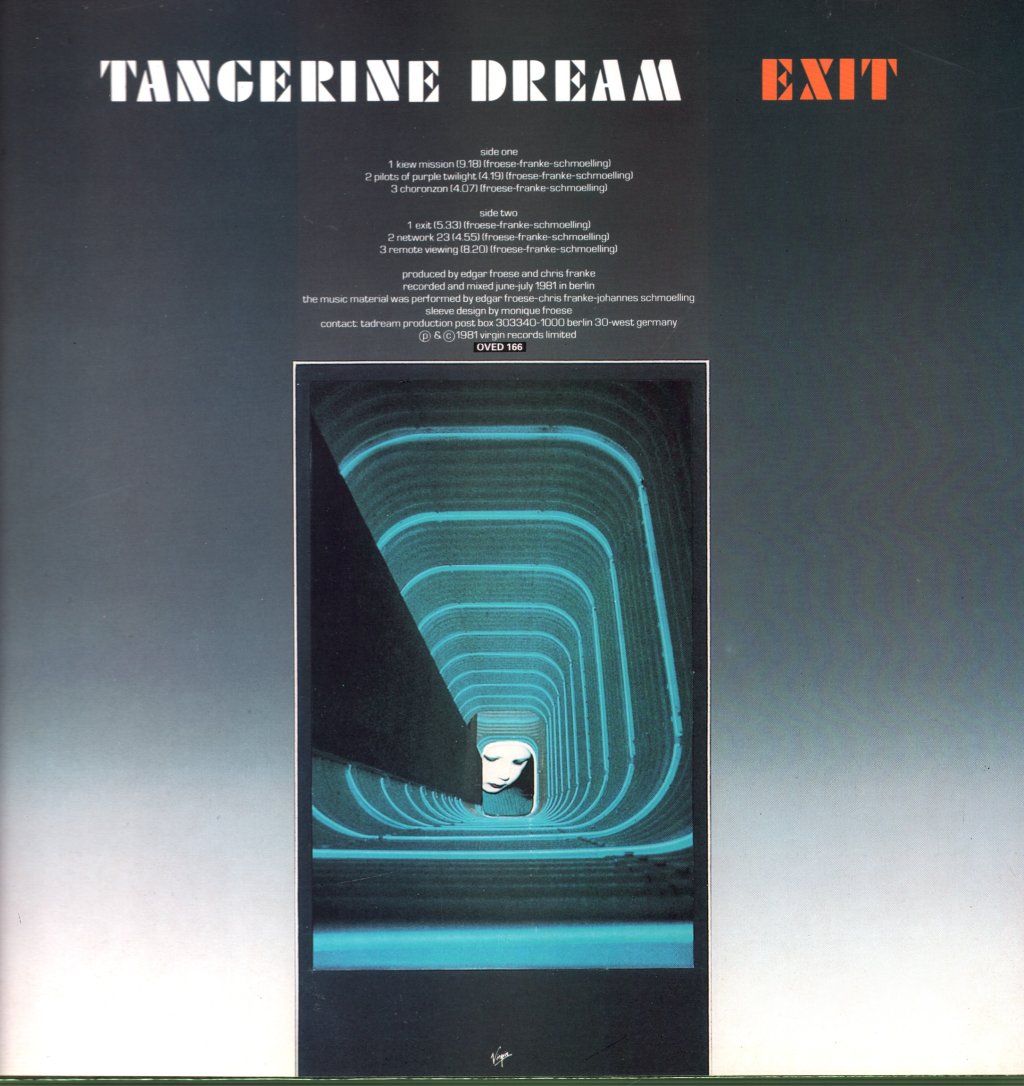 Tangerine Dream - Exit - Lp