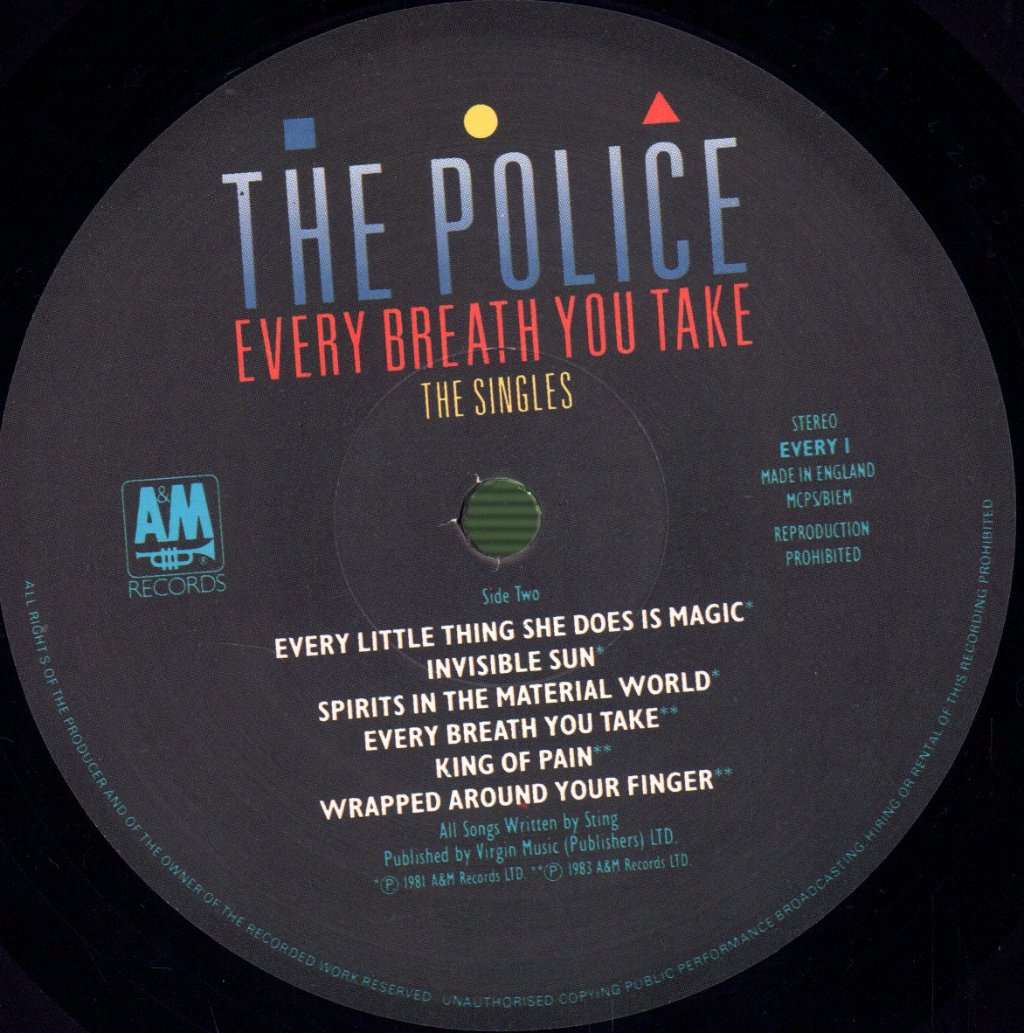 Police - Every Breath You Take (The Singles) - Lp