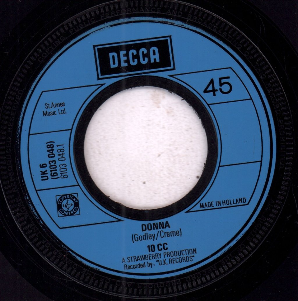 10cc - Donna - 7 Inch