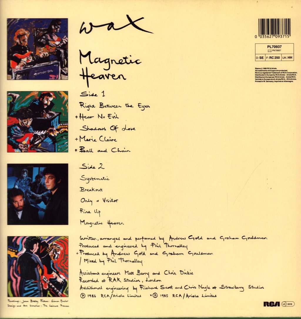 Wax - Magnetic Heaven - Lp