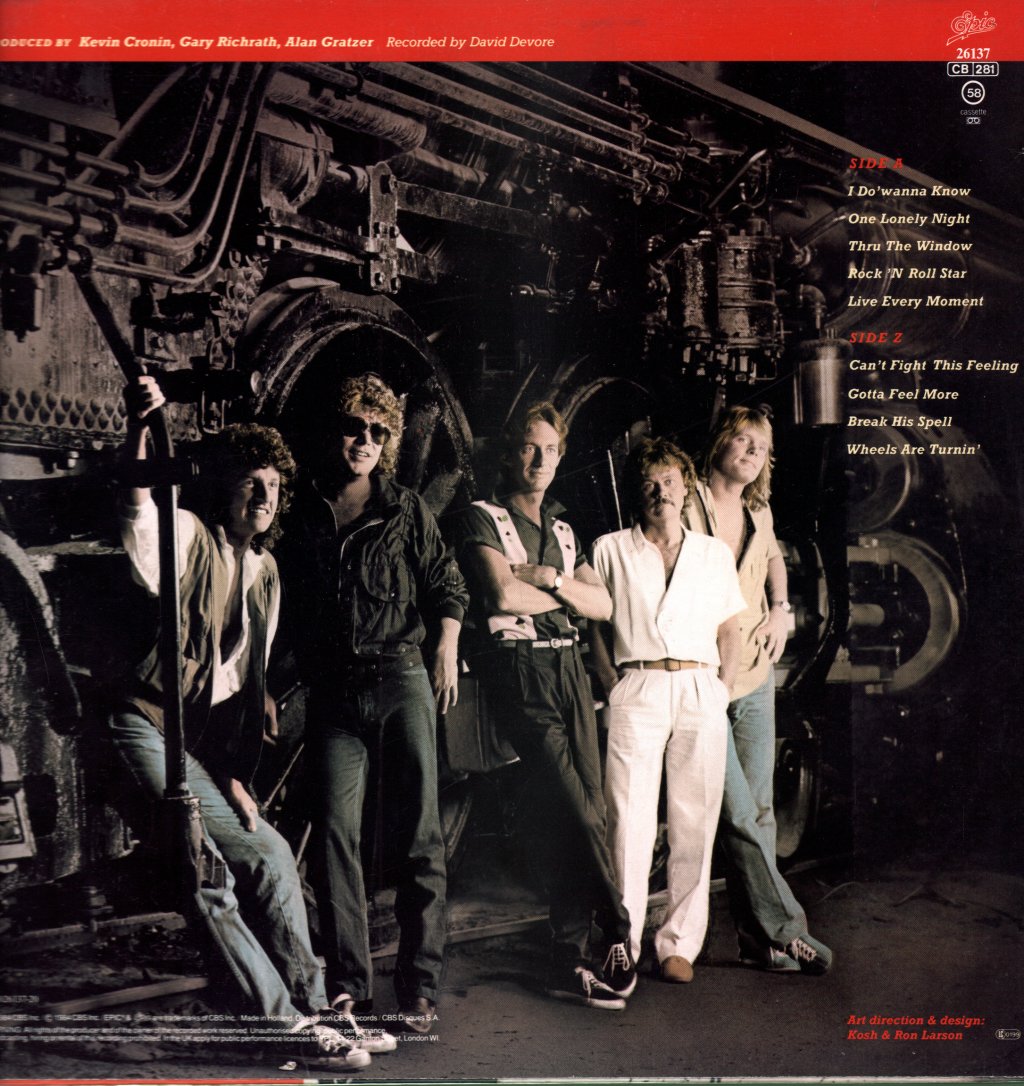 REO Speedwagon - Wheels Are Turnin' - Lp