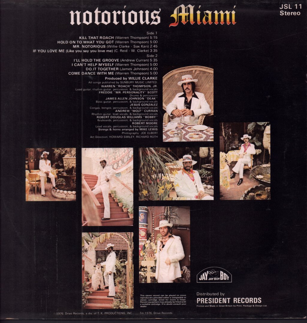 Miami (Funk Group) - Notorious Miami - Lp