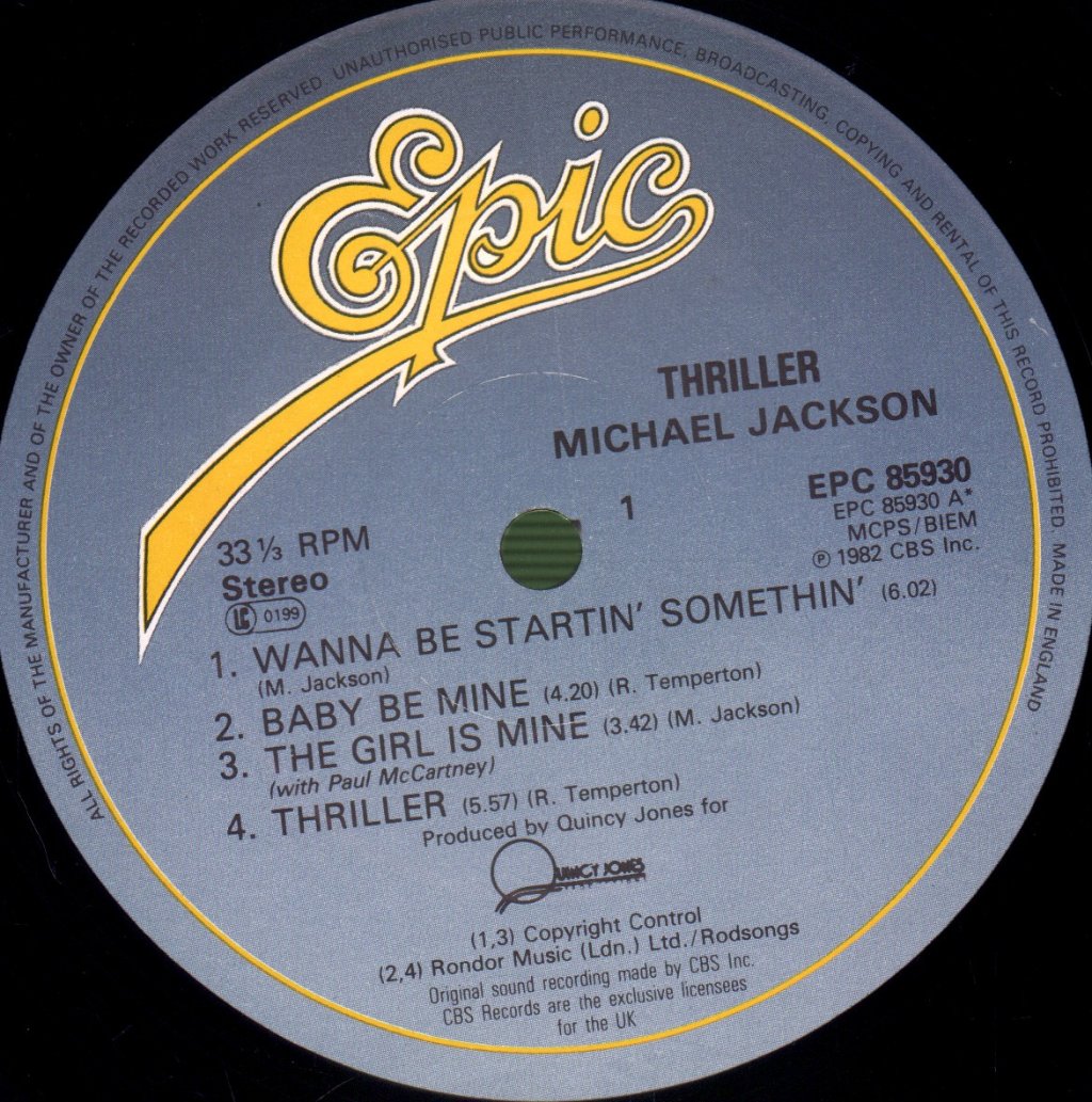 Michael Jackson - Thriller - Lp