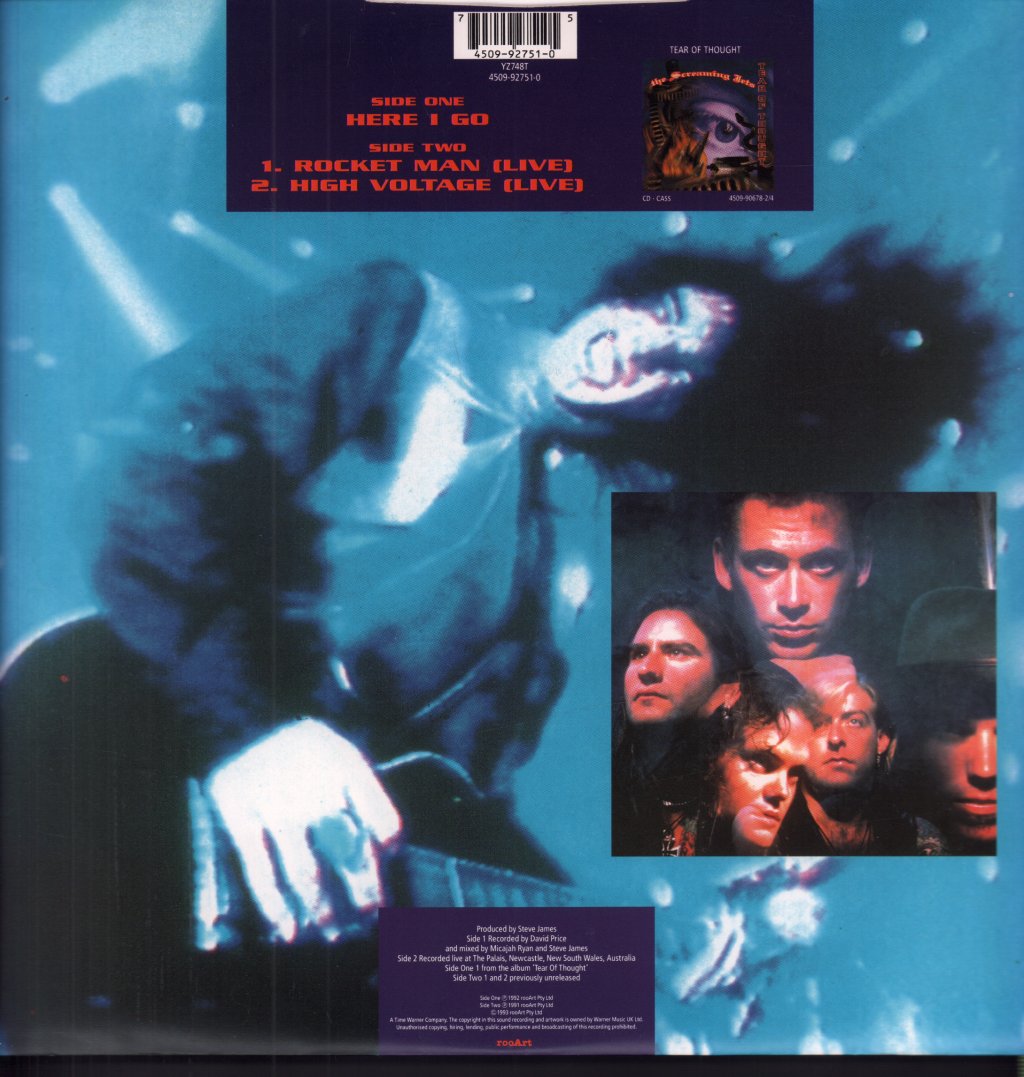 Screaming Jets - Here I Go - 12 Inch