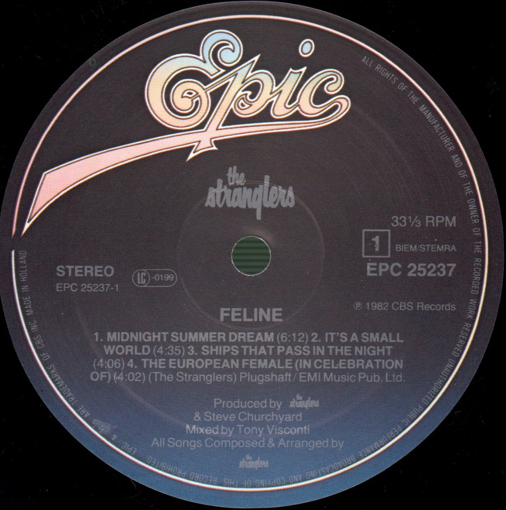 Stranglers - Feline - Lp