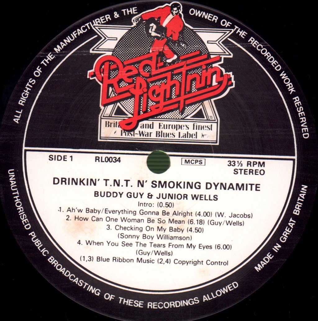 Buddy Guy And Junior Wells - Drinkin' Tnt N' Smoking Dynamite - Lp