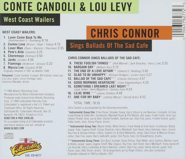 Conte Candoli & Lou Levy / Chris Connor - West Coast Wailers / Sings Ballads Of The Sad Cafe - Cd