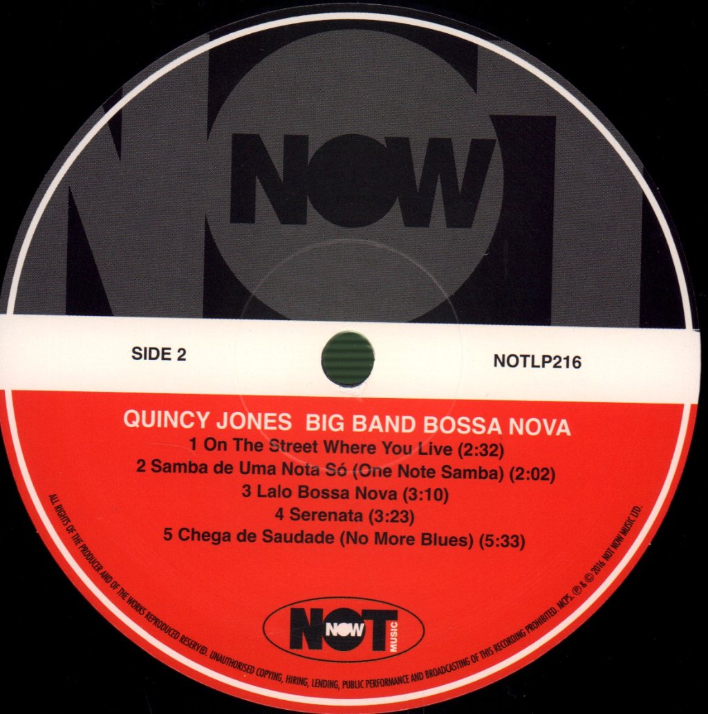 Quincy Jones And His Orchestra - Big Band Bossa Nova - Lp