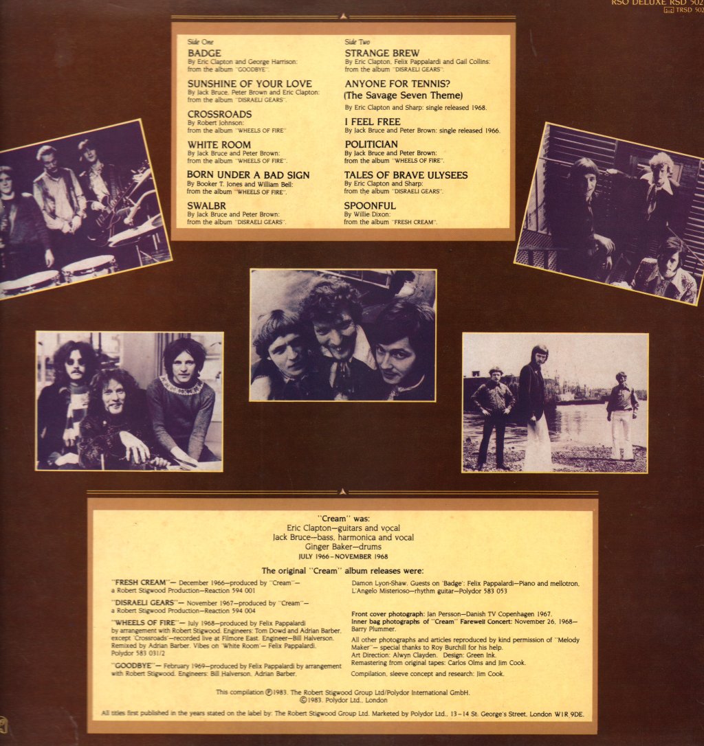 Cream - Strange Brew (Very Best Of) - Lp