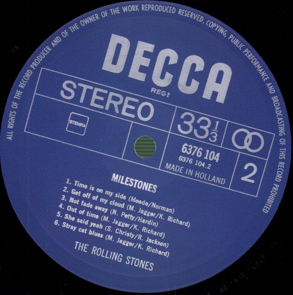 Rolling Stones - Milestones - Lp