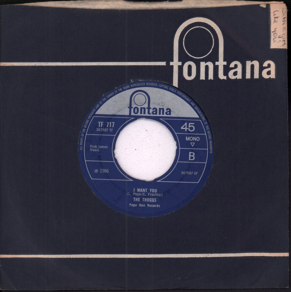 Troggs - With A Girl Like You - 7 Inch