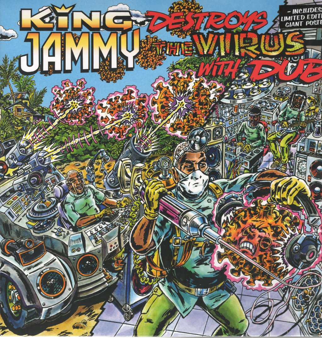 King Jammy - Destroys The Virus With Dub - Lp