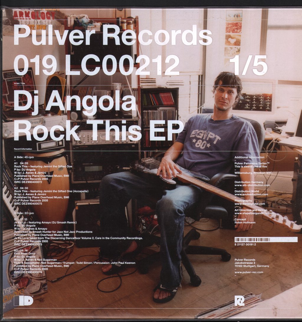 DJ Angola - Rock This EP - 12 Inch