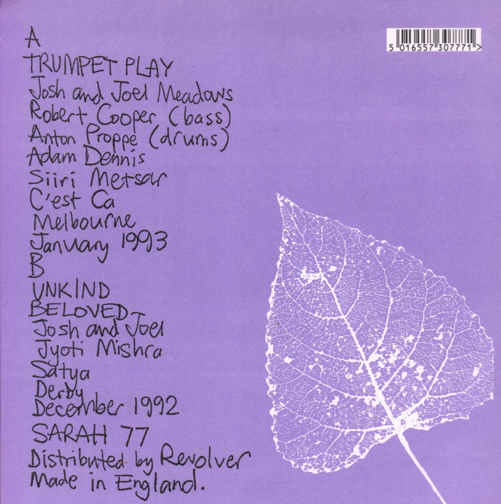 Sugargliders - Trumpet Play - 7 Inch