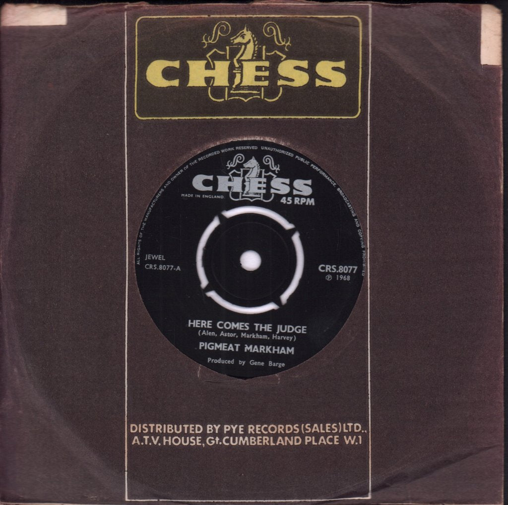 Pigmeat Markham - Here Comes The Judge - 7 Inch