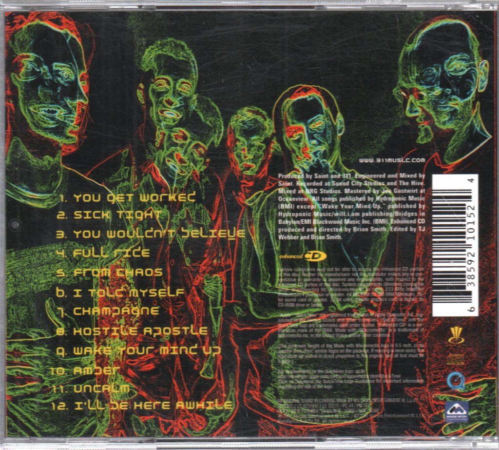 311 - From Chaos - Cd