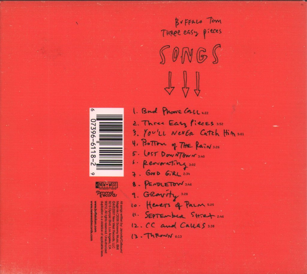 Buffalo Tom - Three Easy Pieces - Cd